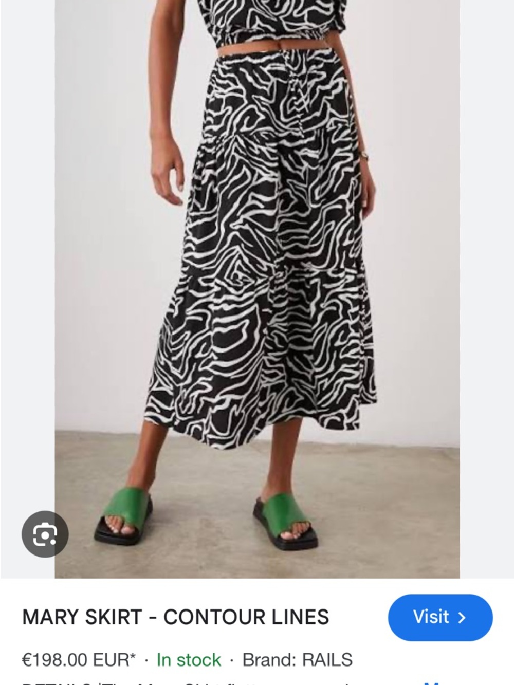 Rails Mary Midi Skirt
